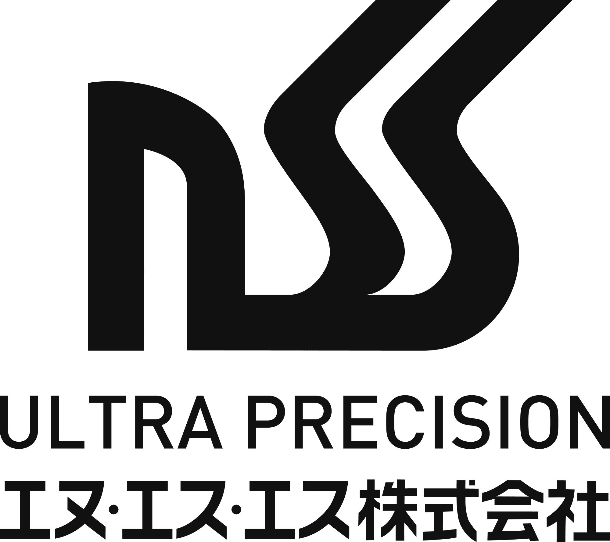 シンボル縦組＋和文社名（ブラック）