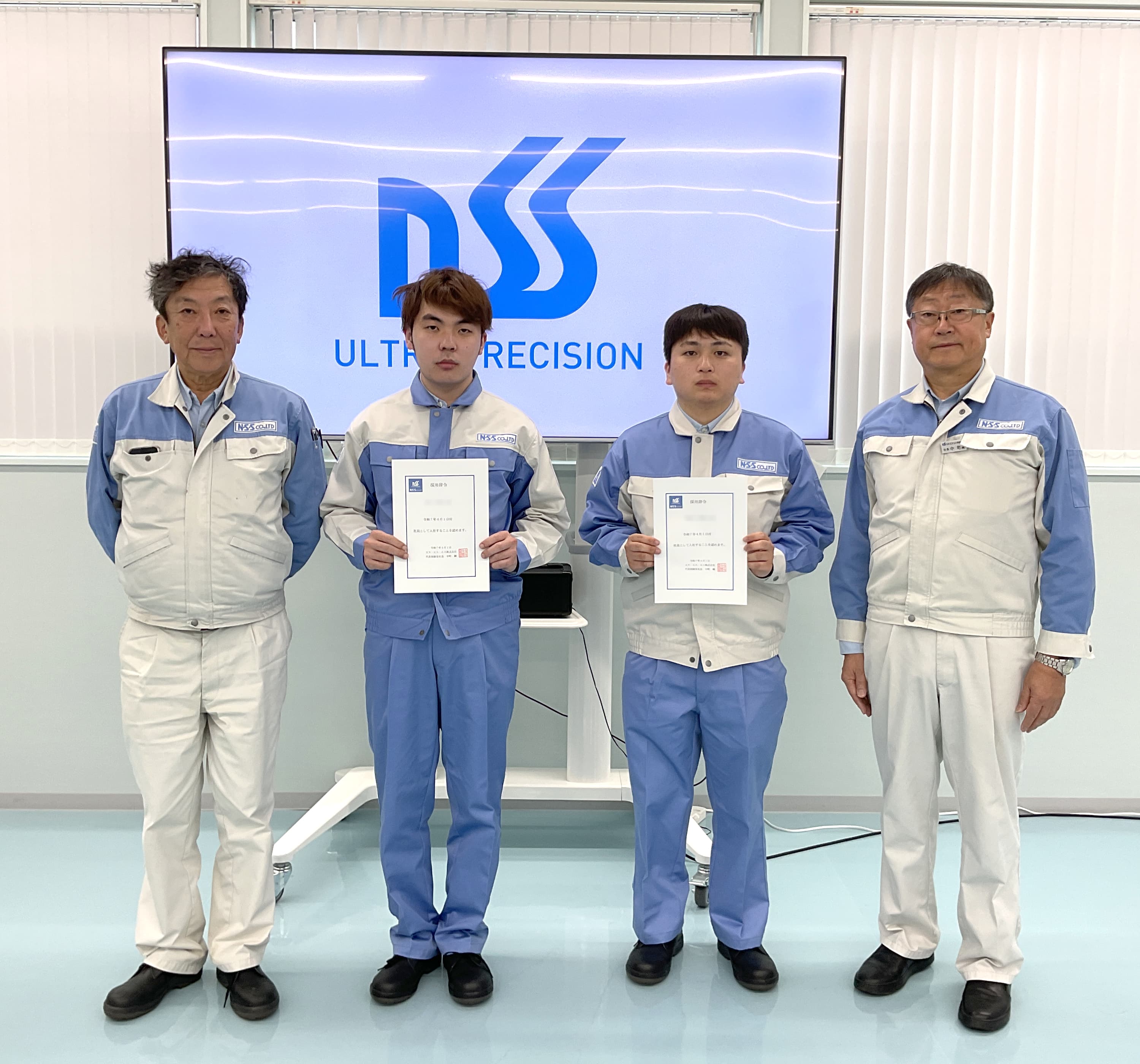入社式を行いました