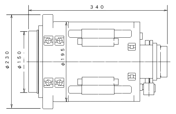 内径研削盤用スピンドル